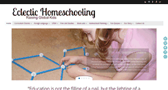 Desktop Screenshot of eclectic-homeschool.com
